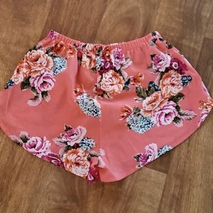 Floral print shorts